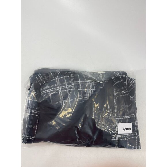 NWT Ava & Grace Women's Black Plaid 3/4 Sleeve Layered Top Blouse Size PS - Picture 11 of 11